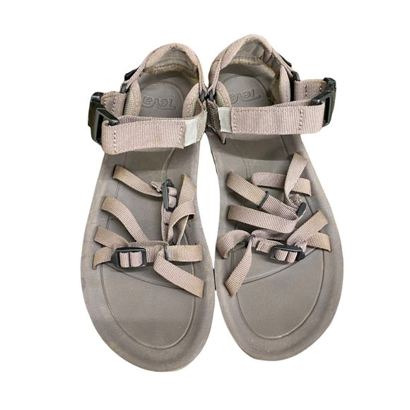 Teva light purple‎ strap sandals hook and loop closure size 9 - Picture 1 of 8